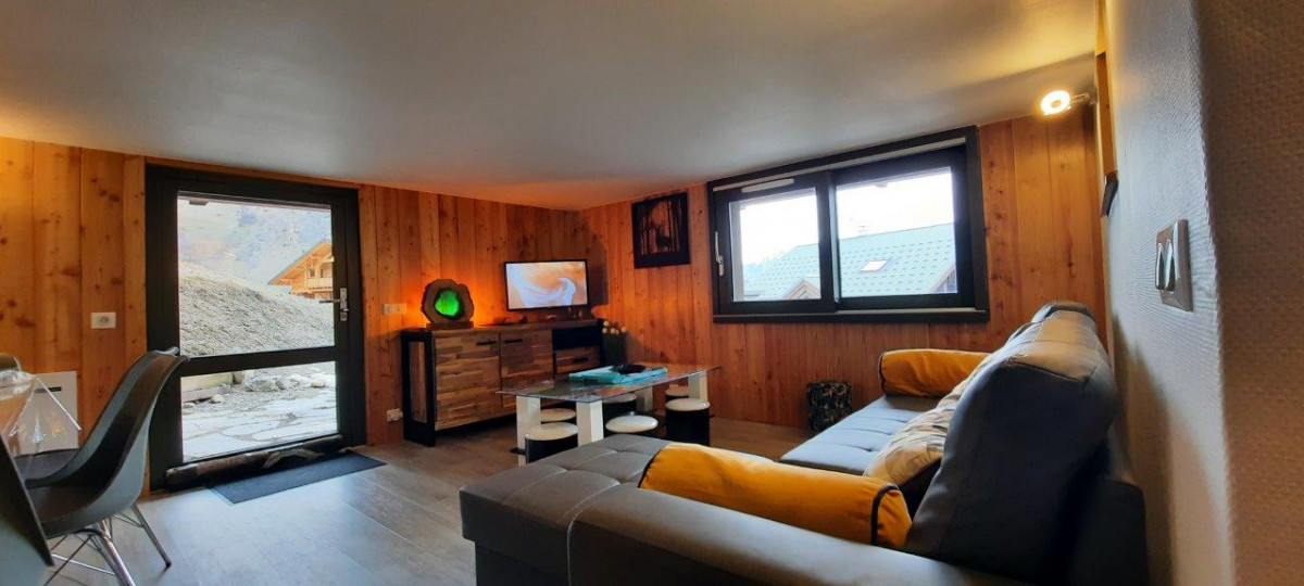 SALON - CHALET DU ROCHER SUITE FAMILY 12 - VALLOIRE CENTRE - VALLOIRE RESERVATIONS