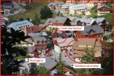 PLAN QUARTIER TIGNY CHALETS LES ETERLOUS - VALLOIRE CENTRE