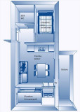 PLAN - STUDIO CROIX DU SUD 223 - CLOS DES ETOILES - VALLOIRE CENTRE