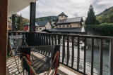 VUE DU BALCON SEJOUR - STUDIO CARIBOU - VALLOIRE CENTRE