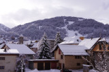 VUE DU BALCON - STUDIO VIEUX MOULIN A 10 - VALLOIRE CENTRE