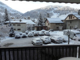 HIVER VUE BALCON - APPARTEMENT VIEUX MOULIN A1 - VALLOIRE CENTRE