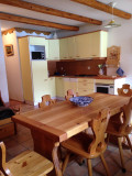 SALLE A MANGER CUISINE - APPARTEMENT OREE DES PISTES N°2 - VALLOIRE CENTRE - VALLOIRE RESERVATIONS