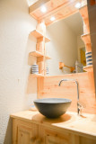 SALLE DE BAIN-  STUDIO THYMEL 17- VALLOIRE LES VERNEYS