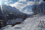 VUE HIVER - CHALET LES ANCOLIES APPARTEMENT MYOSOTIS - VALLOIRE LES CLOTS