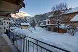 VUE DU BALCON - APPARTEMENT ECRINS 3 - VALLOIRE CENTRE