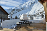 TERRASSE - APPARTEMENT LA POUTRE - VALLOIRE BONNENUIT