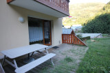 TERRASSE ETE  - APPARTEMENT ROCHES FLEURIES B12 - VALLOIRE CENTRE