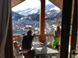 BALCON ET VUE  - TERRASSES DES CHOSEAUX D5 COSAMISKI - LES CHOSEAUX VILLE - VALLOIRE