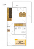 PLAN - APPARTEMENT BETELGEUSE 60 - VALLOIRE CENTRE