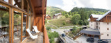 VUE DU BALCON  - CHALET DU REGAIN APPARTEMENT 15 - VALLOIRE CENTRE