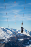 Grande Tyrolienne - Activité sensation hiver - Valloire Réservations Bon plan63