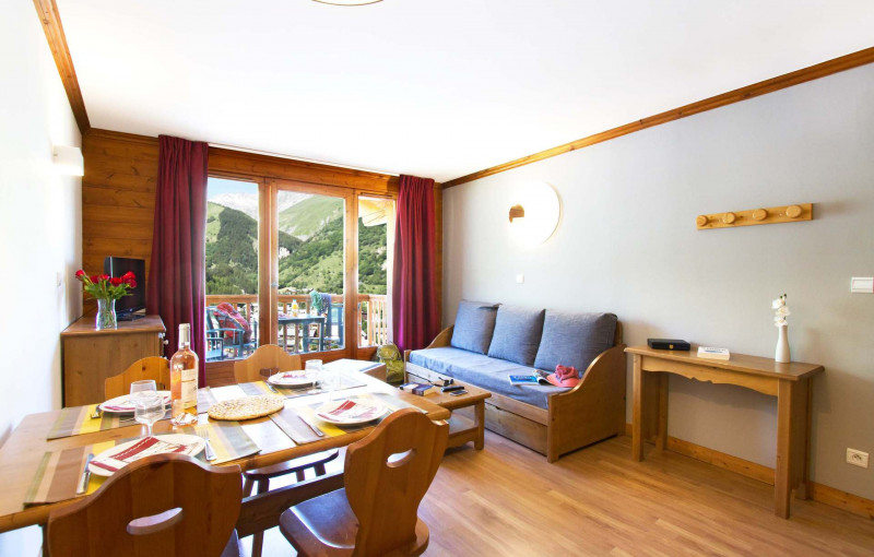 SALON - CHALETS DE LA VALLEE D'OR ODALYS APPARTEMENT 6 PERSONNES - VALLOIRE LES CHARBONNIERES - VALLOIRE RESERVATIONS -  Photo non contractuelle