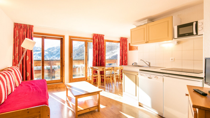 SALON - HAMEAU DE VALLOIRE VACANCEOLE APPARTEMENT 4 PERSONNES - VALLOIRE LES CHOSEAUX - VALLOIRE RESERVATIONS